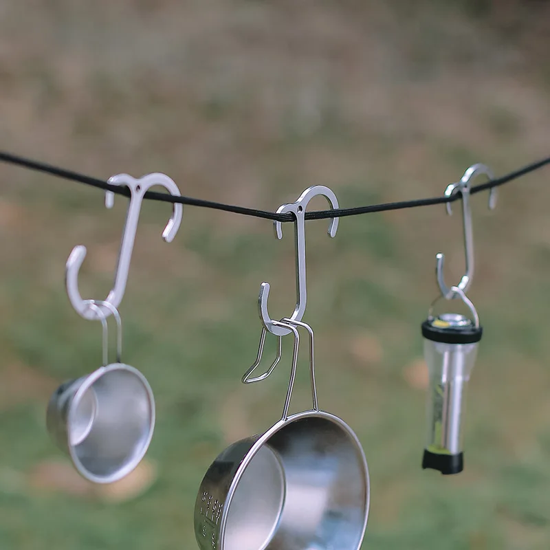 

2 шт., Универсальный крючок «S» из нержавеющей стали