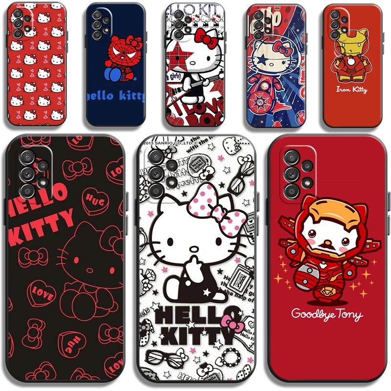 

Hello Kitty Cute Phone Cases For Samsung Galaxy S20 FE S20 Lite S8 Plus S9 Plus S10 S10E S10 Lite M11 M12 Soft TPU Coque