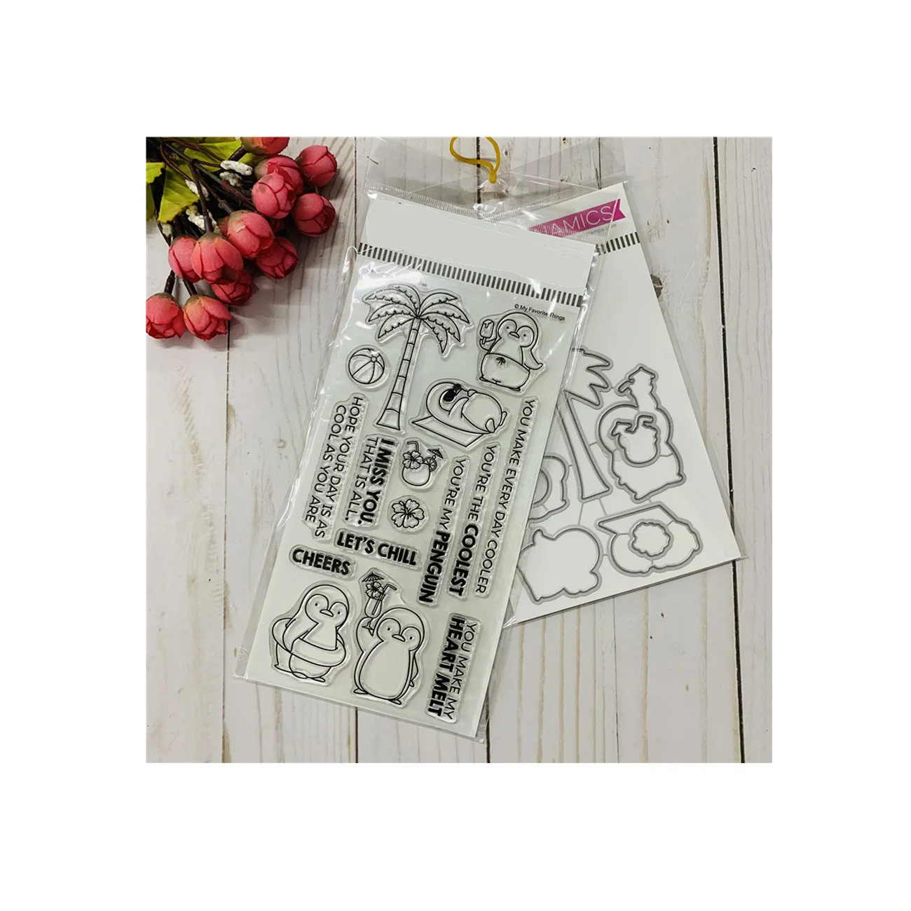 

Penguins in Paradise Import Stamp and Die