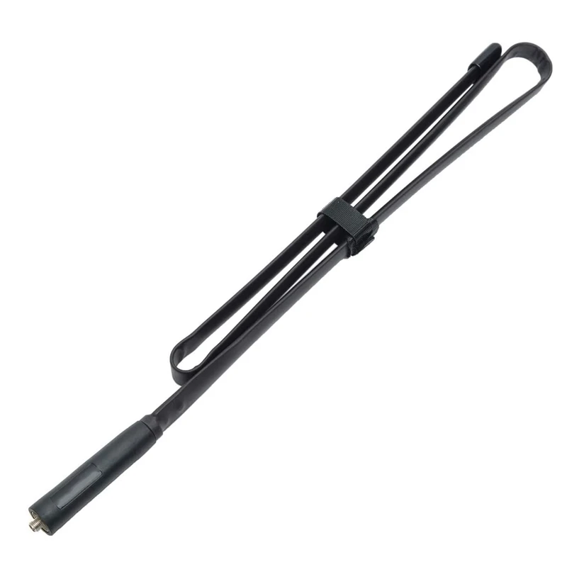 

Dual Band SMA-Female Foldable Super High Gain Antenna 144/430Mhz High Gain Soft Whip Foldable Antenna For Baofeng