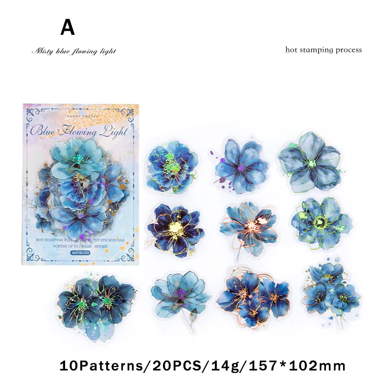 

Journamm золотые наклейки с цветами