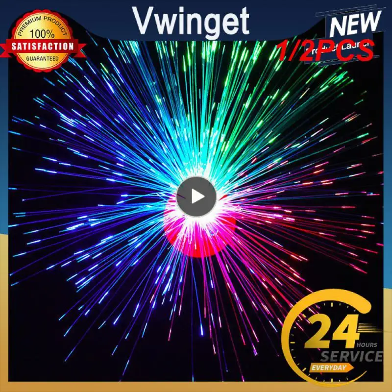 

1/2 шт., цветные светодиодные лампы в темноте