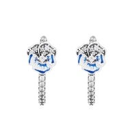 2022 spring trend aesthetic friends silver earrings 100 real sterling silver jewelry new hoop earrings for women