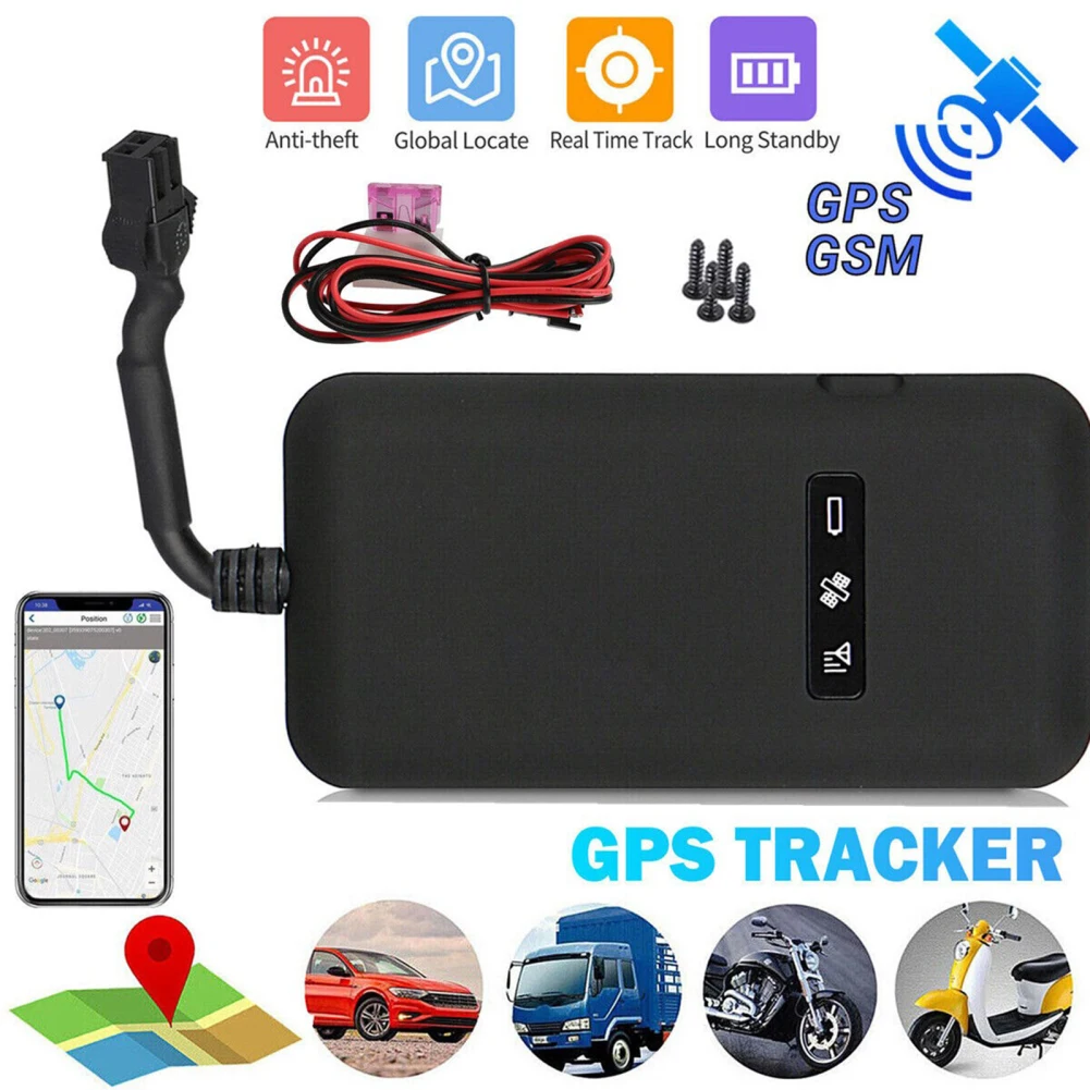 Автомобильный GPS-трекер GT02 с трекером устройство для отслеживания GPS GSM GPRS защита