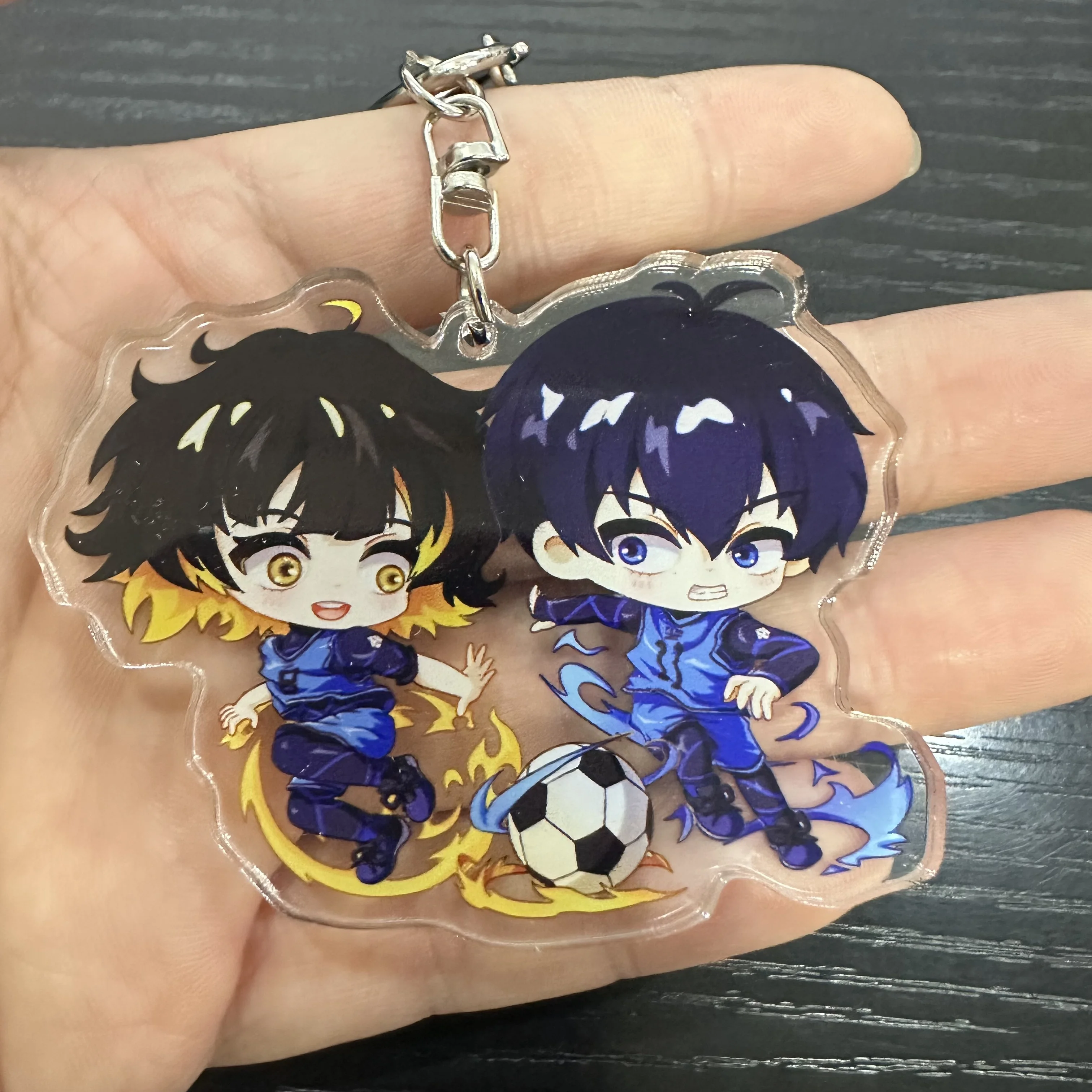 Акриловый брелок с аниме принтом