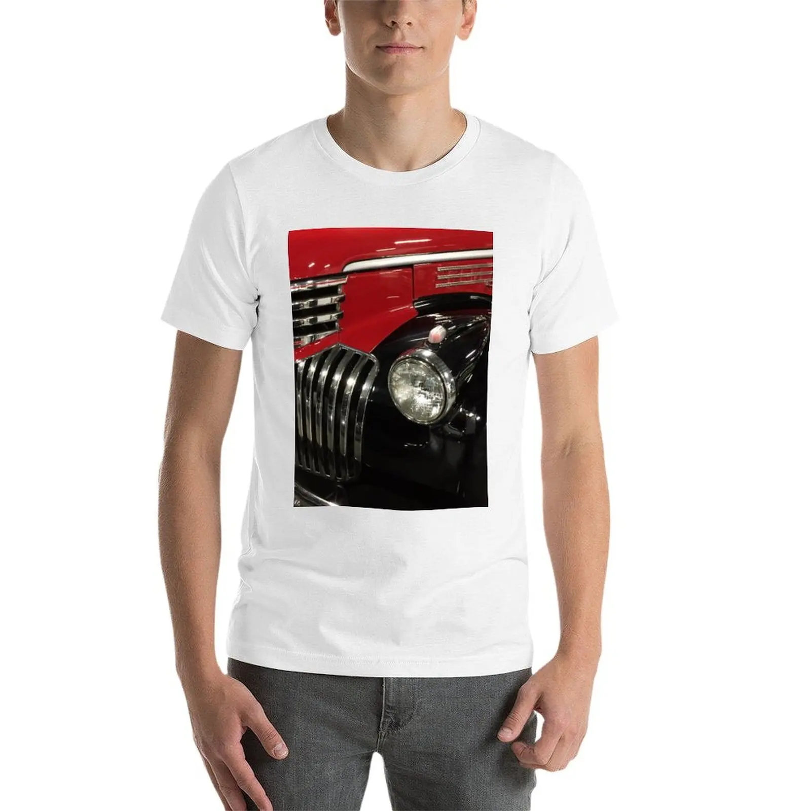 Классическая футболка с профилем Chevrolet Pickup Truck 1988 мужская винтажные футболки