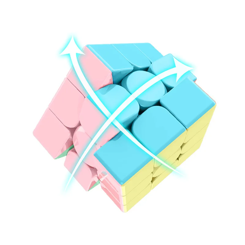 Кубик Макарон Moyu 3x3x3 Скоростной куб 2x2 игровой для детей Macaron Cube cube. Speed cube cube，Game for