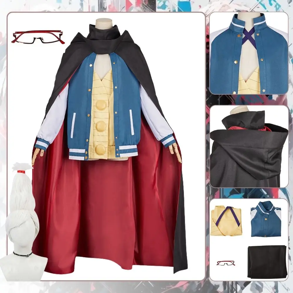 Fantasia Dandadan Seiko Ayase Косплэй женский маскировка аниме костюм парики униформа рубашки