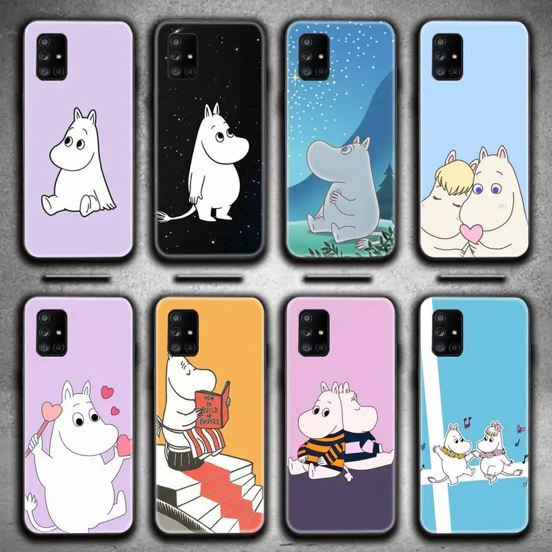 Чехол для телефона Samsung Galaxy A52 A21S A02S дизайн-Moomins A12 A31 A81 A10 A30 A32 A50 A80 A71 A51 |