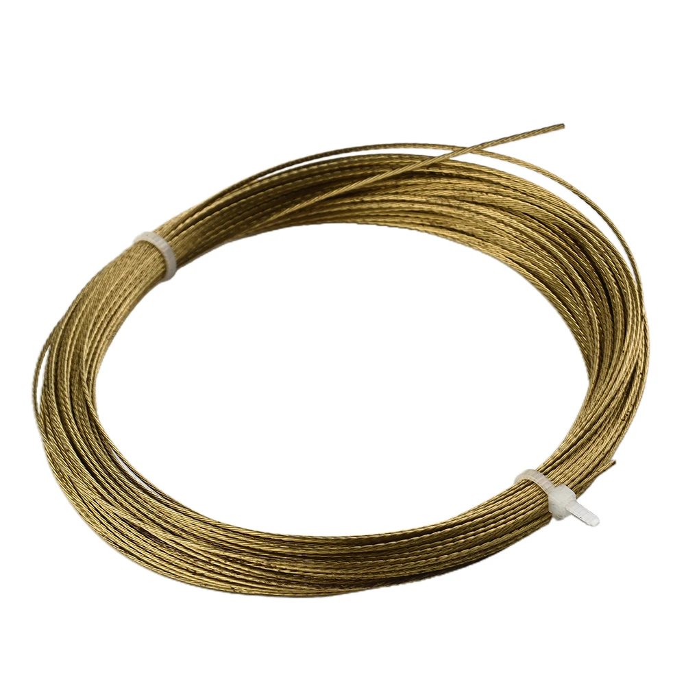 

22m*0.8mm Car Windscreen Glass Cutting Cut Out Braided Removal Wire Gold Roll Gold Steel Windshield Cutting Braiding Line