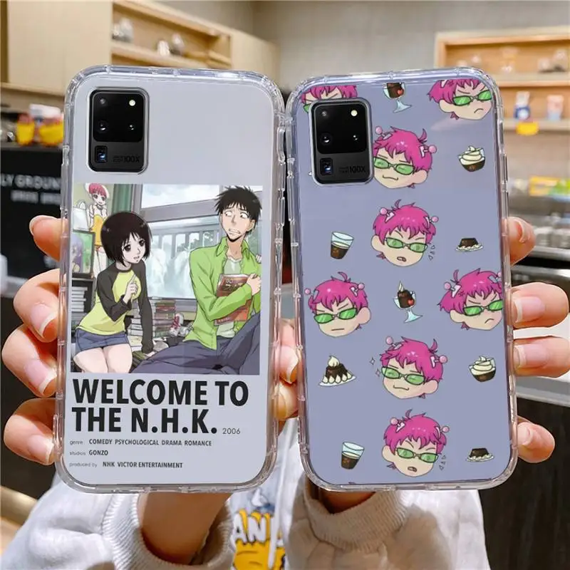 

Japan Anime The Disastrous Life Phone Case For Samsung Galaxy S10 S10e A70 Edge S22 S23 Plus Ultra Note10 Transparent Cove
