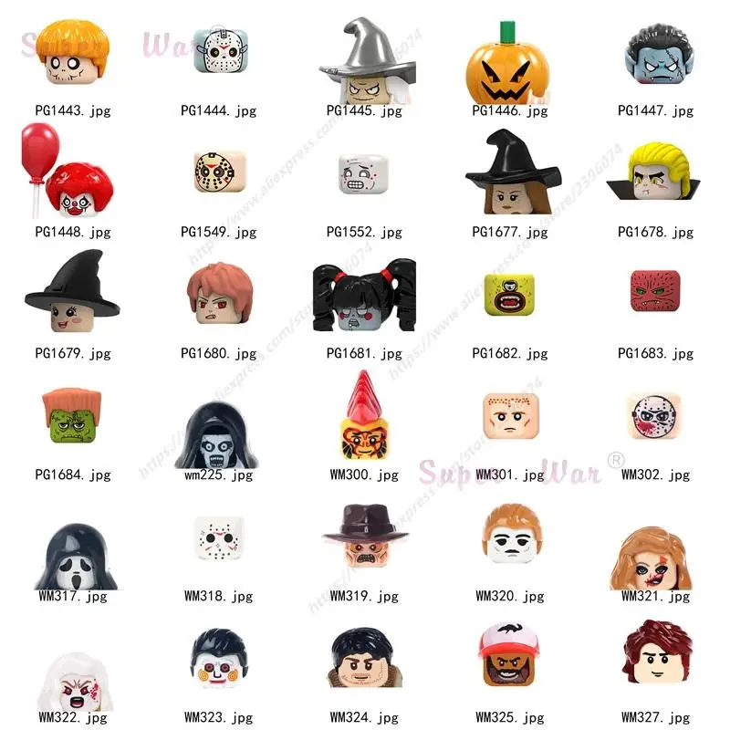 

Хэллоуин ужас тема Хоккей маска парня охотника-Черная пятница Джейсон жуткие фигурки аксессуары строительные блоки игрушки серия-089