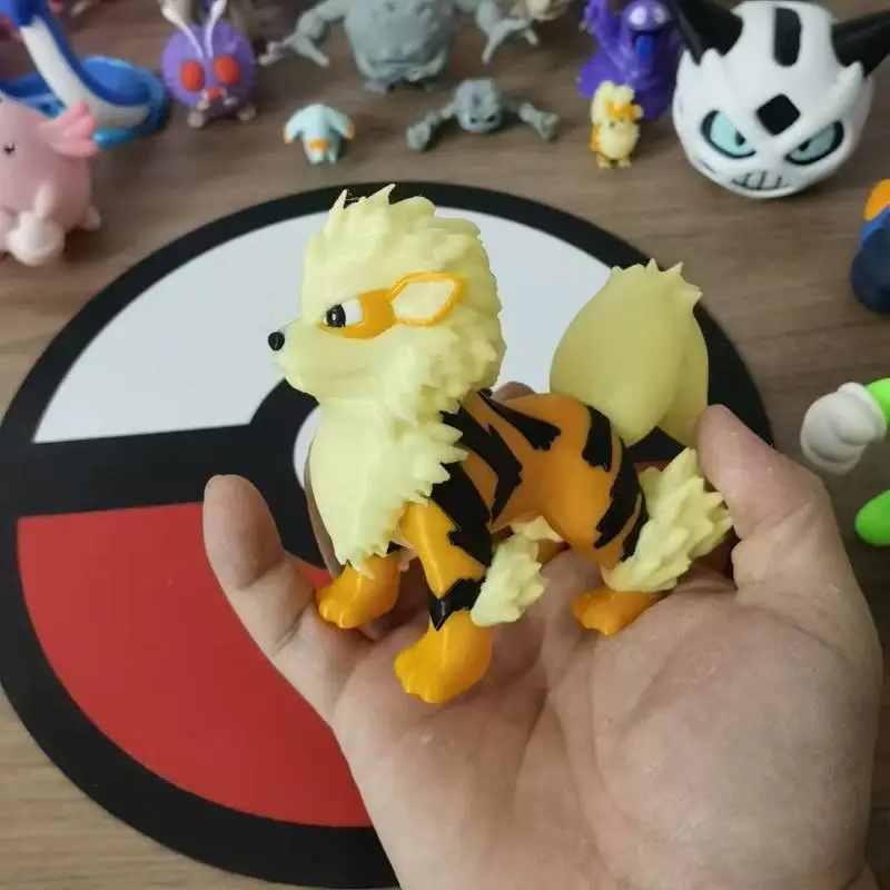 Аниме Arcanine Growlithe герой мультфильма пропорция мира 1:20 сделай сам 3D печать кавайный