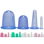 Вакуумный Банки для вакуумного массажа для массажа лица, банки против целлюлита, 24 шт.