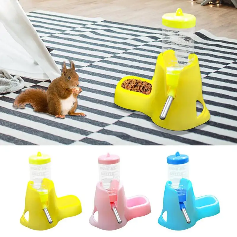 

Hamster Food Dispenser Hamster Clear Automatic Pets Feeder For Hamsters Guinea Pigs Food Bowl Containers Food Dispensers