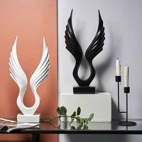 angel wings resin sculpture decoration nordic living room decoration accessories home accessories bookcase desktop decoration