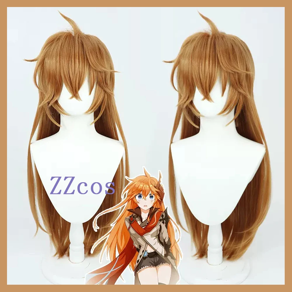 

Tartaglia Female Cosplay Wig Genshin Impact Cosplay Tartaglia Female 80cm Long Brown Hair Halloween Role Play Wig Women +Wig Cap