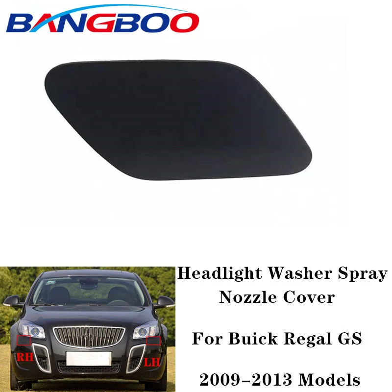 Car Front Bumper Headlight Washer Nozzle Jet Spray Nozzle Cover Cap For Buick Regal GS 2009 2010 2011 2012 2013