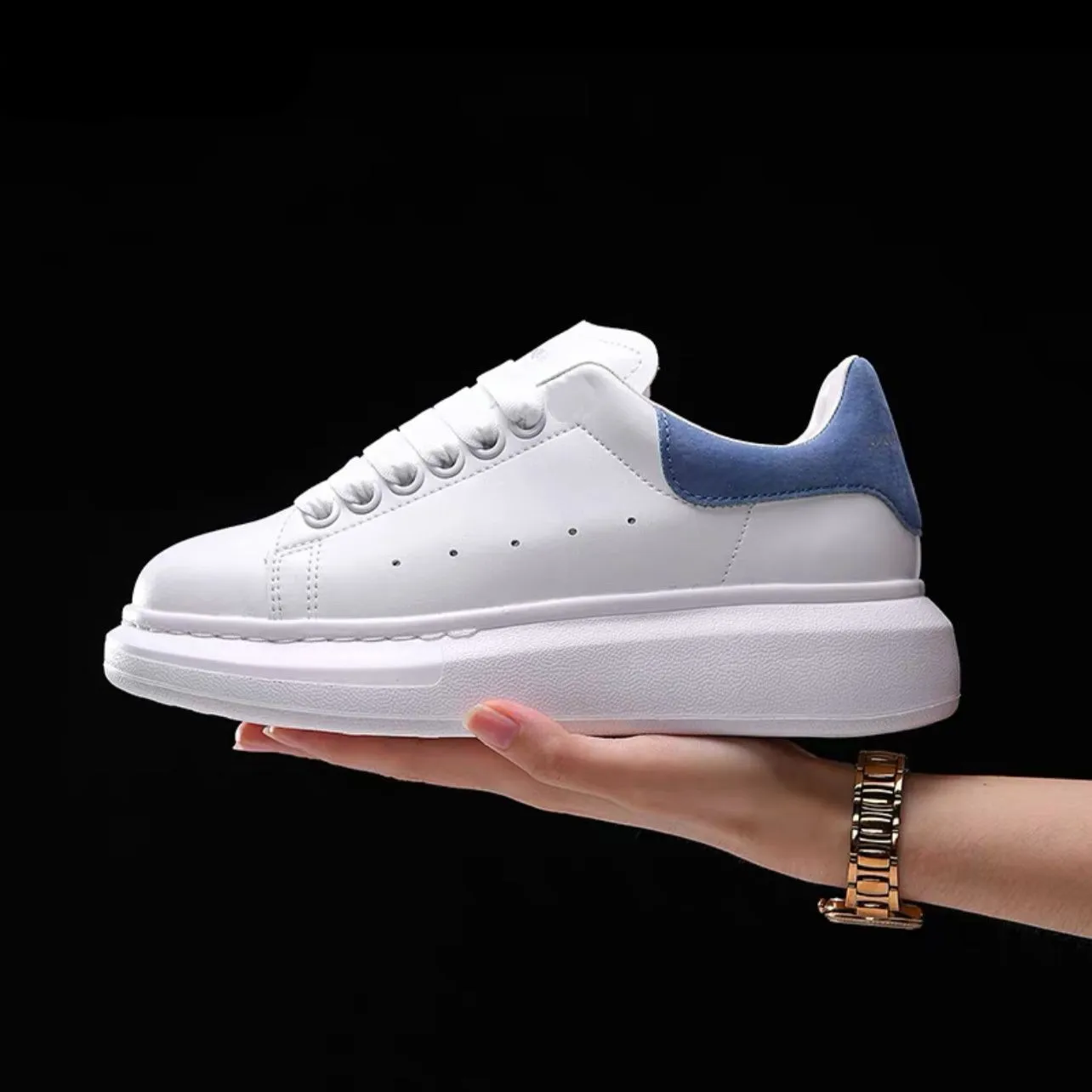 Luxury Sneakers Shoes Men Women Sneakers Autumn PU Leather Casual Shoes Fashionable Heightening Small White Shoes Running Shoes