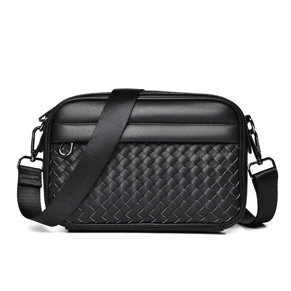 

Маленькие Мужские сумки через плечо ручной работы, Модный корейский мессенджер-слинг для телефона, Дизайнерская Дорожная сумочка из искусственной кожи