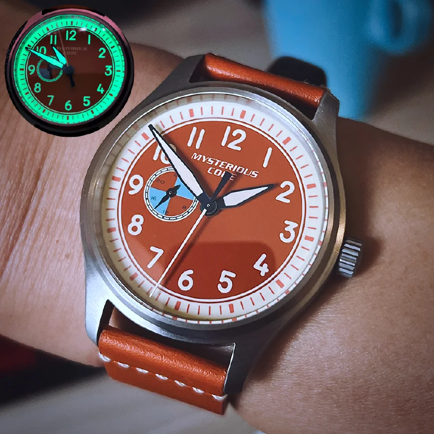 

Titanium Pilot Watch Automatic Men Military Mechanical Wristwatches 40mm Homage Watches Top Brand Vintage Luminous Clocks 2022