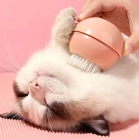 pet hair remover self cleaning brush for dog and cat open knot massage comb comfortable simple clean tool cat grooming supplies