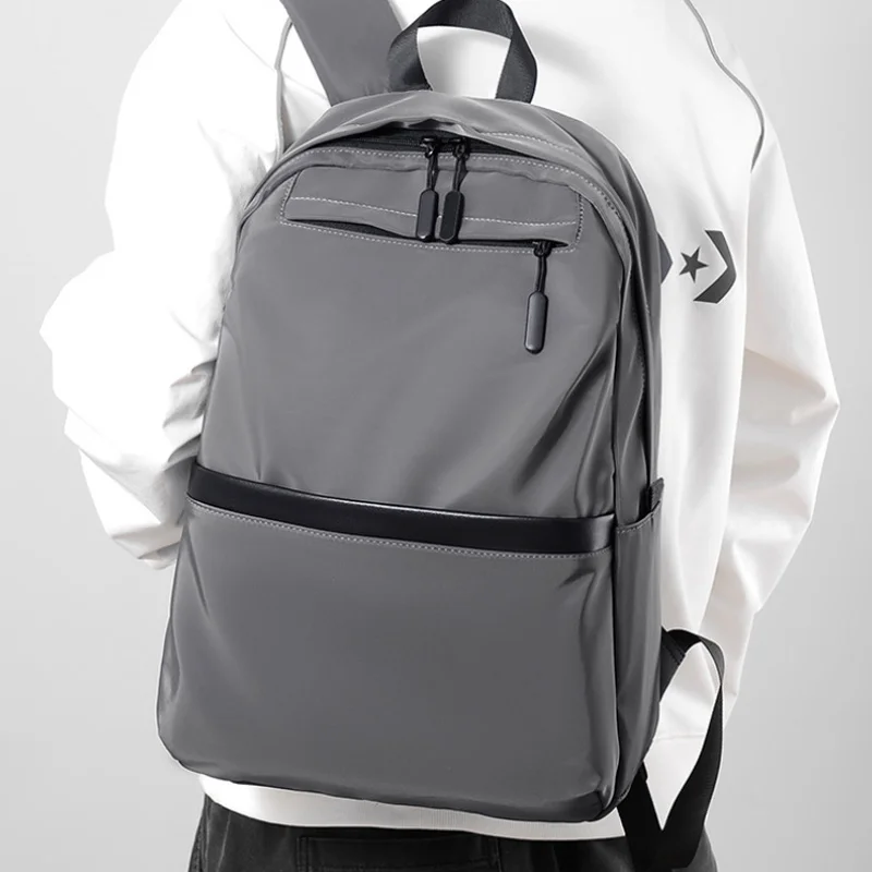 

Повседневный деловой нейлоновый рюкзак для мужчин, вместительные школьные и дорожные портфели, водонепроницаемые сумки