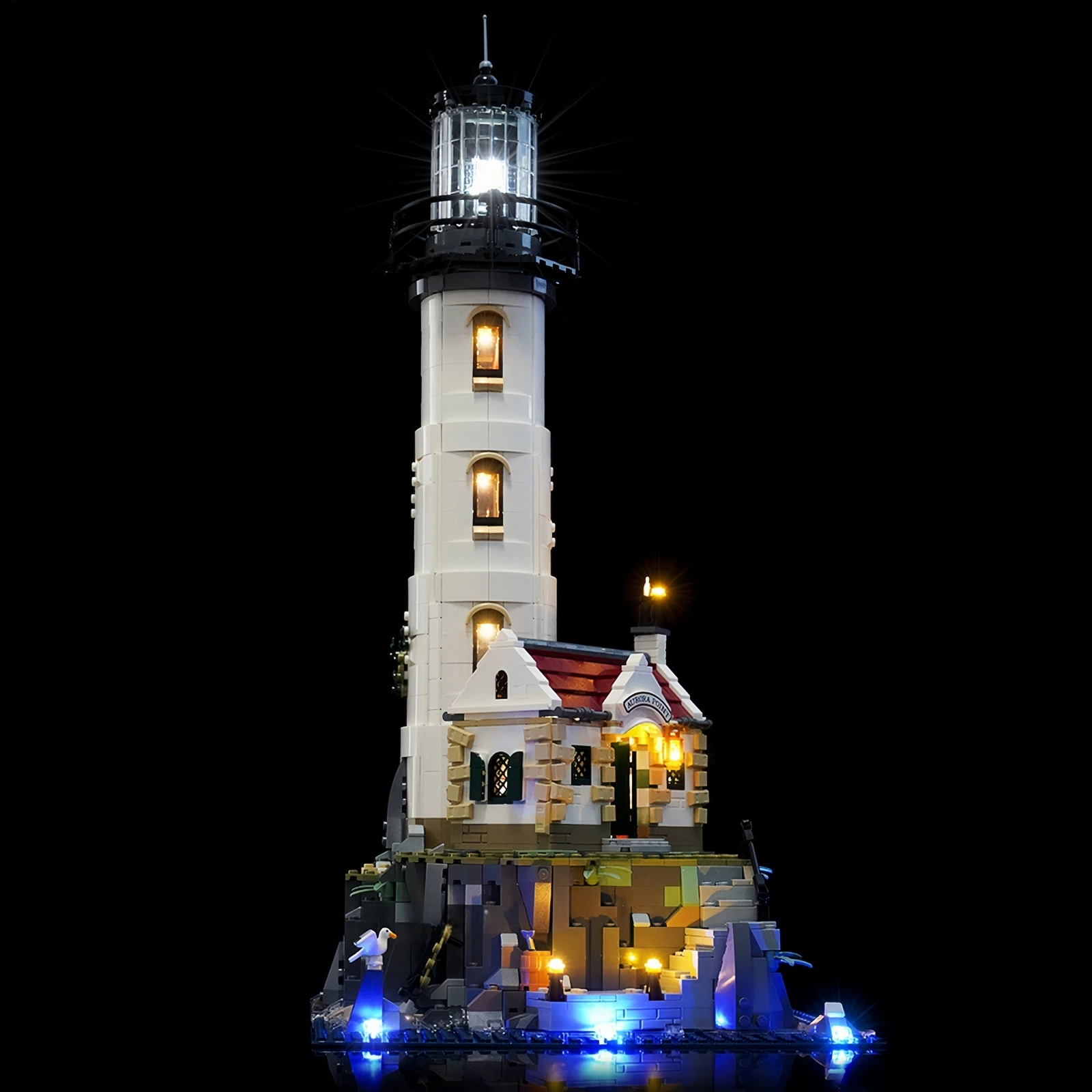 Фото Светодиодные фонари Hprosper для декоративной лампы электрического маяка LEGO 21335, с батарейным блоком (не включает строительные блоки) №2