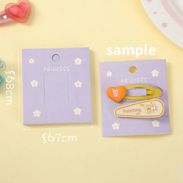 Карточки для заколок BERICHHA 50 шт.