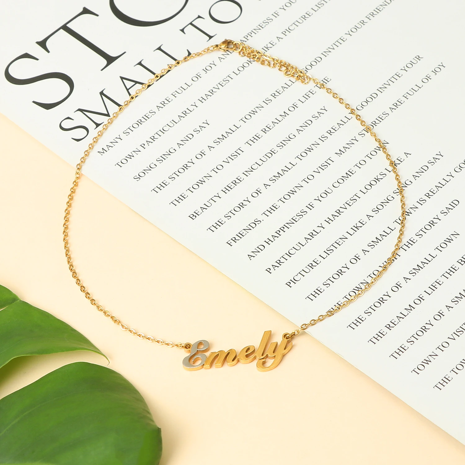 Ожерелье в стиле хип-хоп с именем на заказ модное ожерелье-цепочка рок