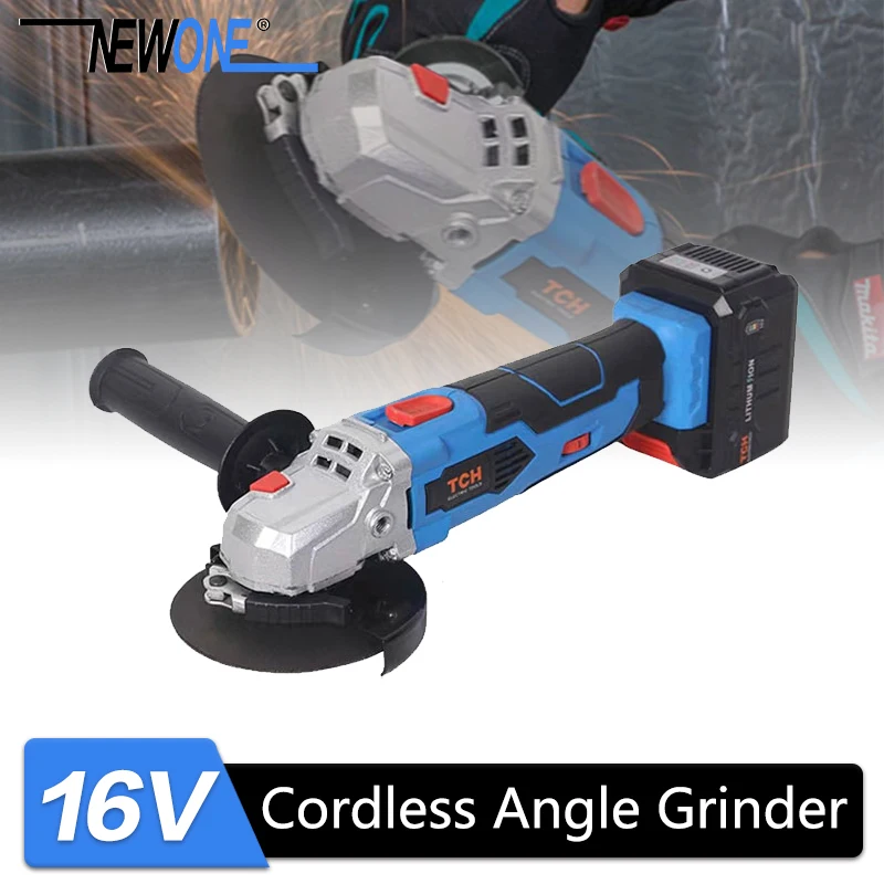 TCH 16 В литий-ионная угловая шлифовальная машина Беспроводная стандартная многофункциональная мини шлифовальная машина 4-дюймовая шлифовальная машина
