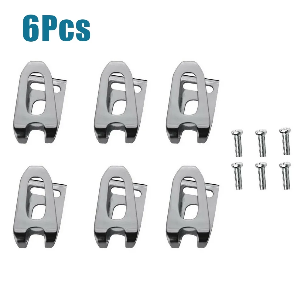 

12 Pcs Screws/Hooks Belt Clip Hook For Makita Impact Drill 18V LXT Cordless Drills Impact Driver Power Tools Accessories