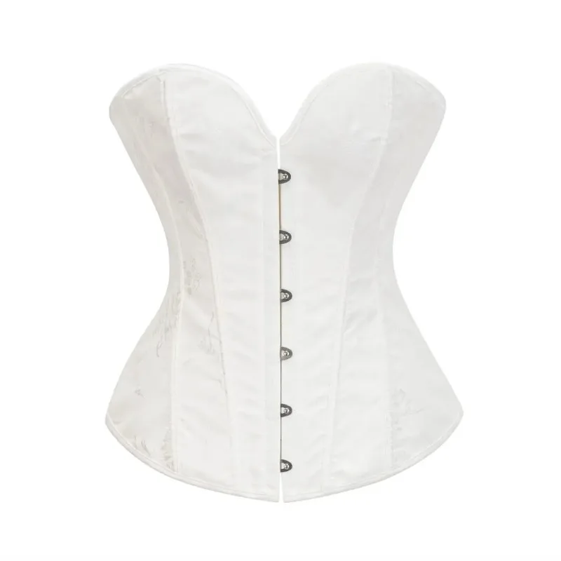 Женский жаккардовый корсет с чашками пуш-ап и косточками