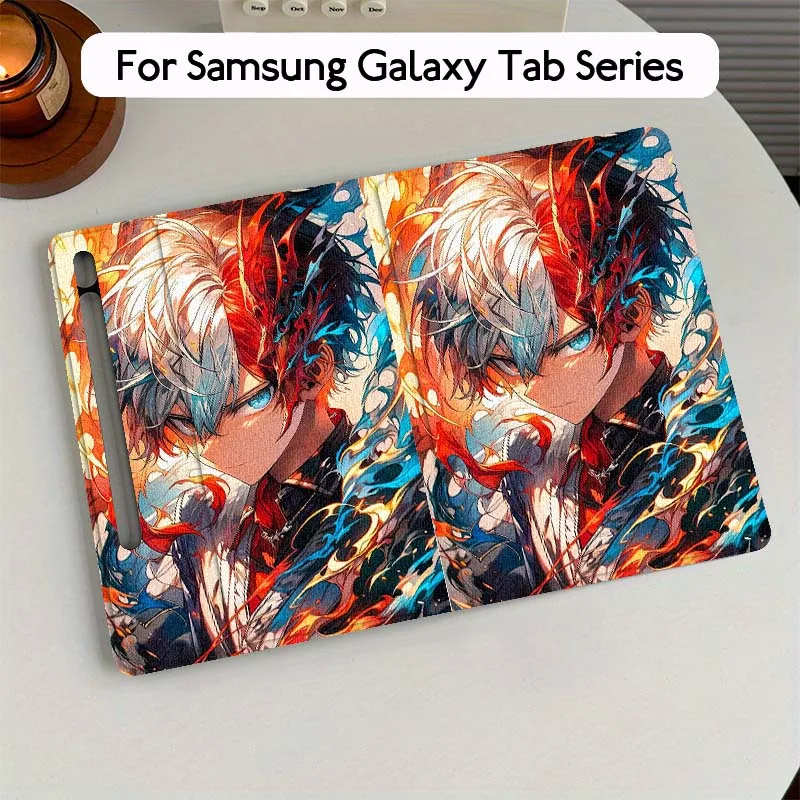 Фото Чехол для планшета с рисунком My H-Heroes A-Academia для Samsung Galaxy Tab S7 S8 S9 S10 FE Plus 12,4 13,1 дюйма №2