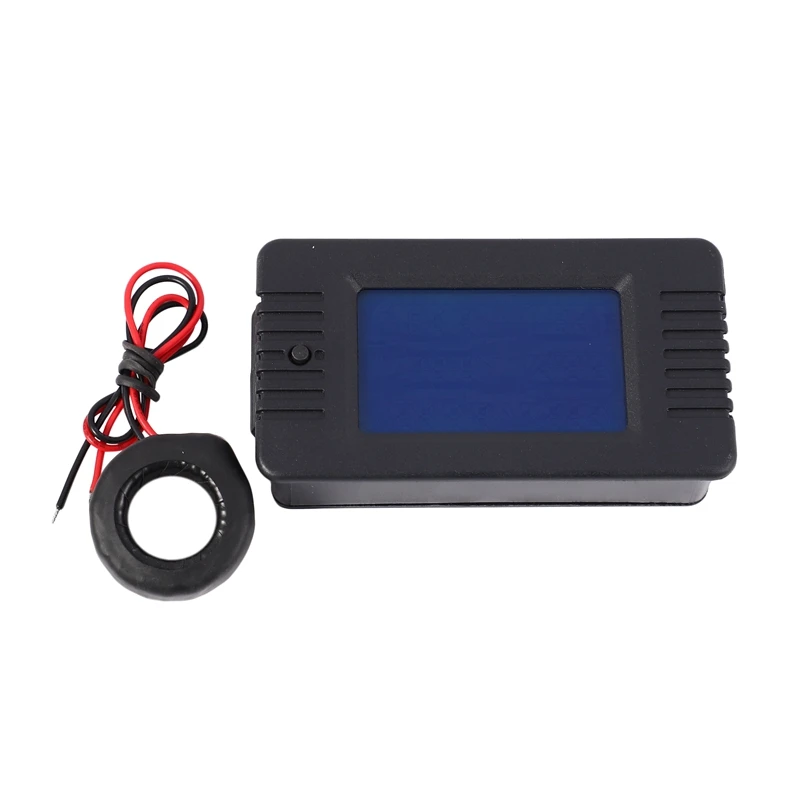 

AT35 Newest AC 6In1 220V 100A Single Phase Digital Panel Amp Volt Current Meter Watt Kwh Power Factor Meter With Coil CT