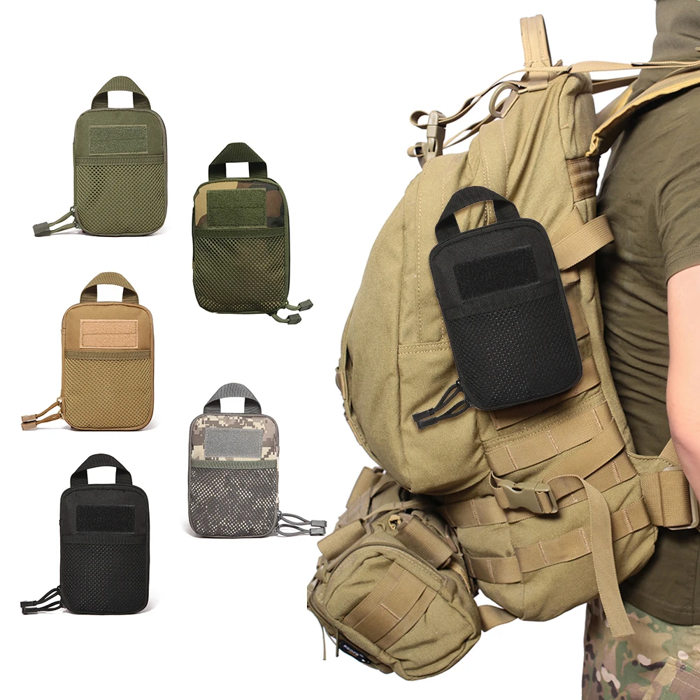 

Nylon Molle Bag Purse Portable Sports Mobile Phone Bag Lightweight Waterproof Wear-resistant for Running Fitness Cycling Fishing