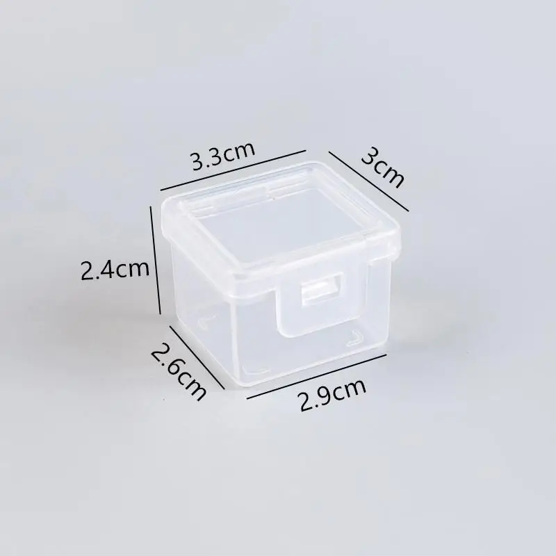 

Коробка для хранения мелких деталей, мини-коробка для аксессуаров, пластиковая жесткая пластиковая коробка, маленькая коробка из полипропилена, прозрачная коммерческая упаковочная коробка