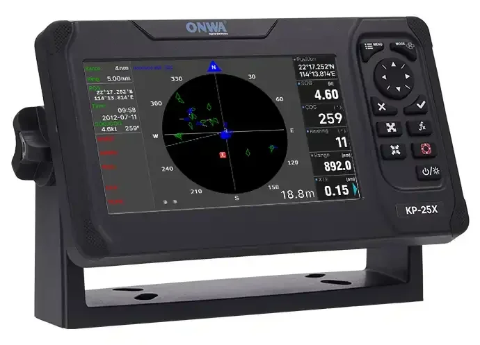 Фото Лидер продаж ONWA KP-25X 5-дюймовый морской GPS-картплоттер IP66 4-в-1 с эхолоткой со встроенным эхолотом AIS №2