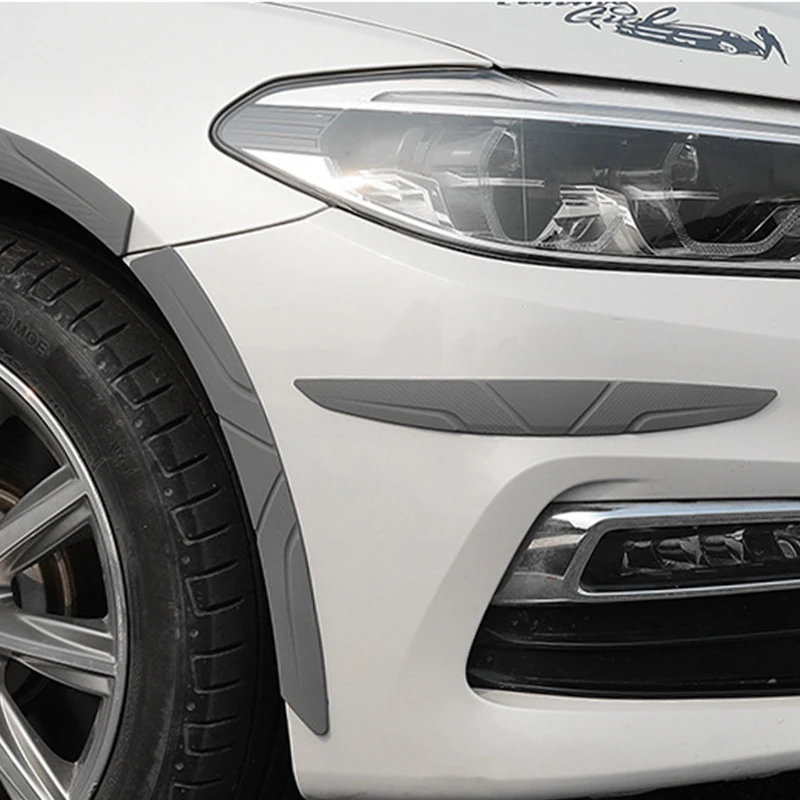 

2/4Pcs Car Bumper Protector Corner Guard Anti-Scratch Strips Sticker Auto Fenders Extension Wheel Eyebrow Strip Protector Guard