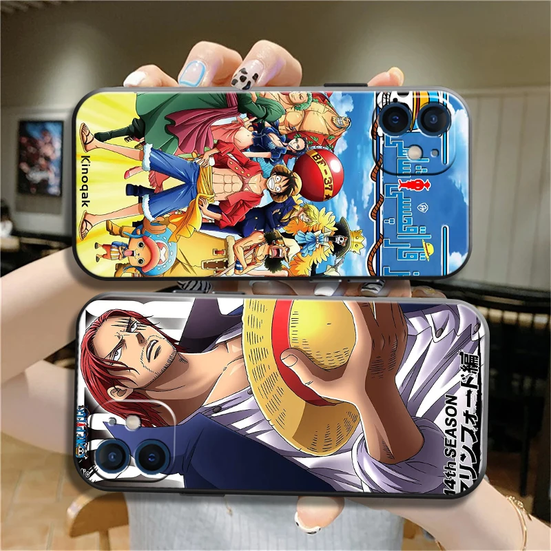

One Piece Japan Anime Funda Phone Case For iPhone 11 13 12 Pro Max 12 13 Mini X XR XS MAX SE 2020 7 8 6s Plus Celular