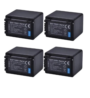 Аккумулятор 3900 мАч VW-VBT380 VBT190 для Panasonic HC-V800K HC-VX1K WXF1K HCV510 HC-V710 HC-V720 HC-V750 HC-V760 HC-V770