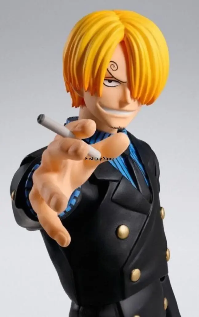 Фото В наличии оригинальная фигурка Bandai SH Figuarts One Piece Dawn of Adventure Sanji 1/12, коллекционная модель, подарок №1