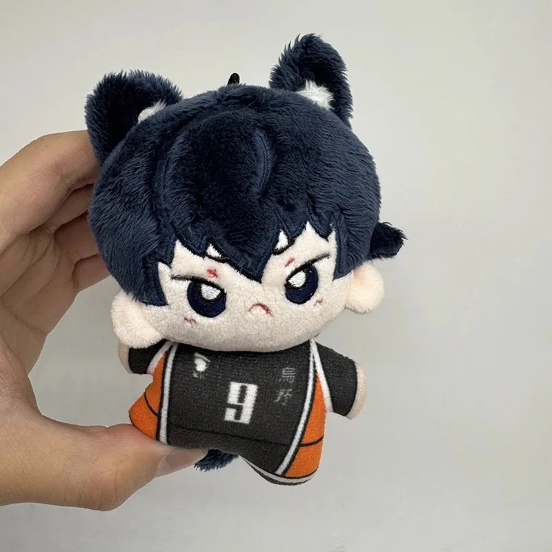 Фото 10 см Хайкю!! Хлопковая кукла Персонажи аниме Tsukishima、Hinata 、Kageyama、 Yamaguchi Tadashi Doll Аниме Периферийные плюшевые игрушки №2