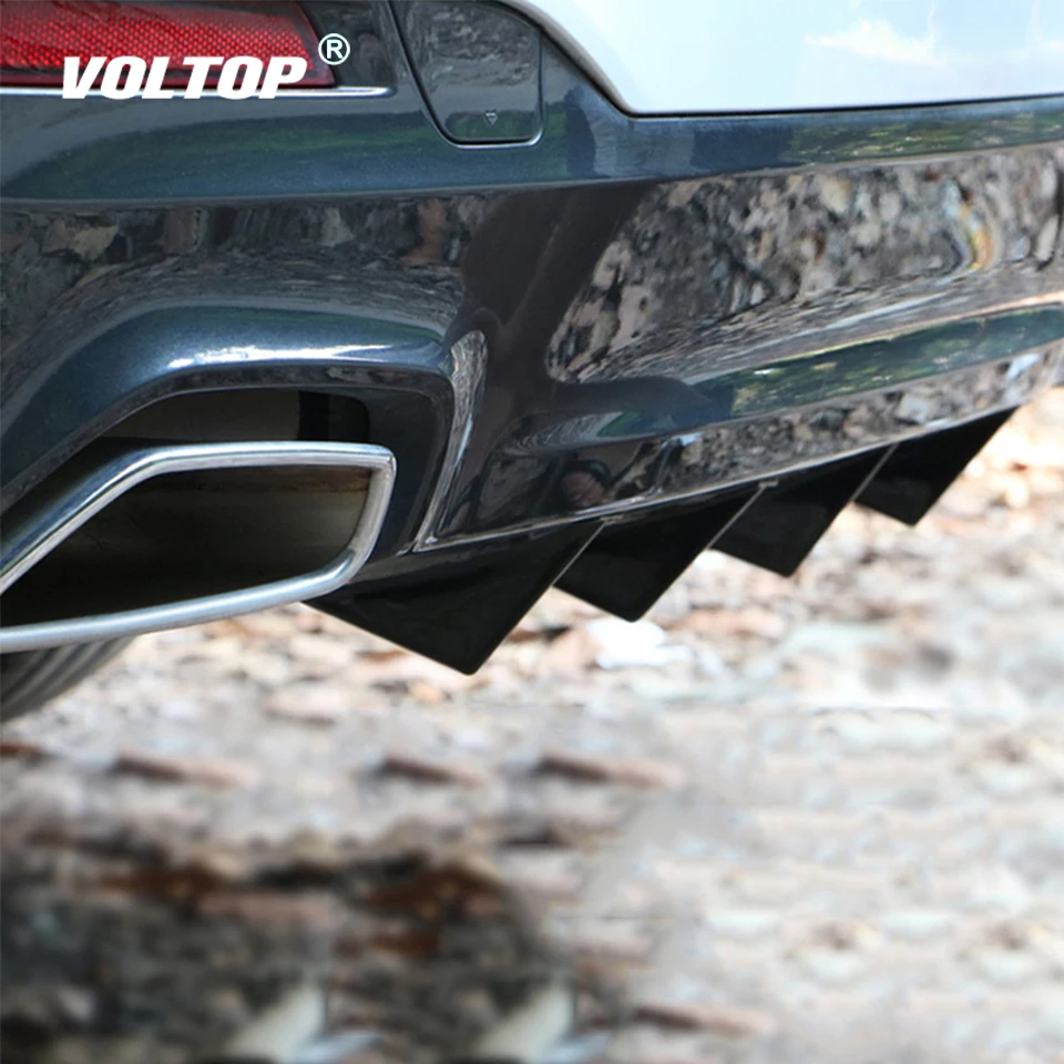 

4 шт. универсальные автомобильные декоративные наклейки, наклейки, аксессуары, диффузор для заднего бампера, задний бампер, спойлер, раздели...