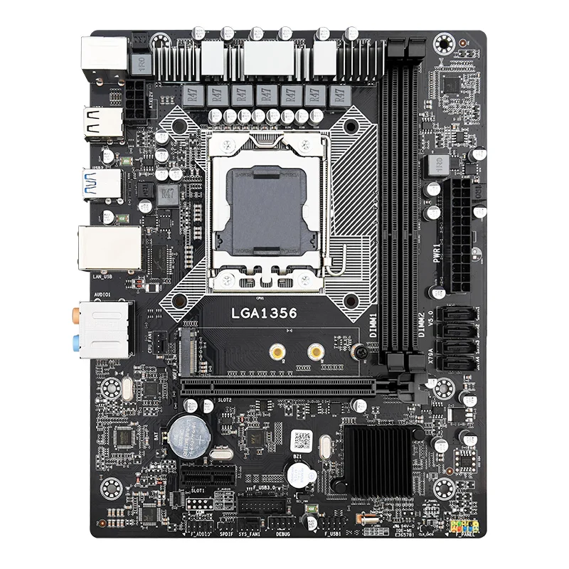 Комплект материнской платы JINGSHA X79 LGA 1356 с процессором Xeon E5 2420 2*8 ГБ DDR3 ECC памятью M.2