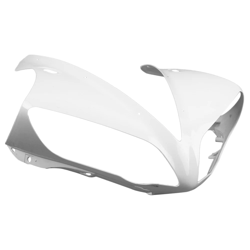 

Motorcycle Upper Front Nose Fairing Cowl For Yamaha YZF R1 2004 2005 2006 Injection Mold ABS Plastic Unpainted White