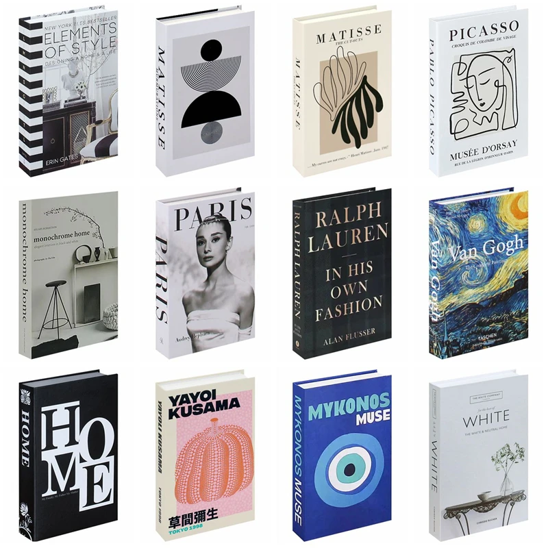 Поддельная книга кафе стол гостиная домашний декор предметы интерьера