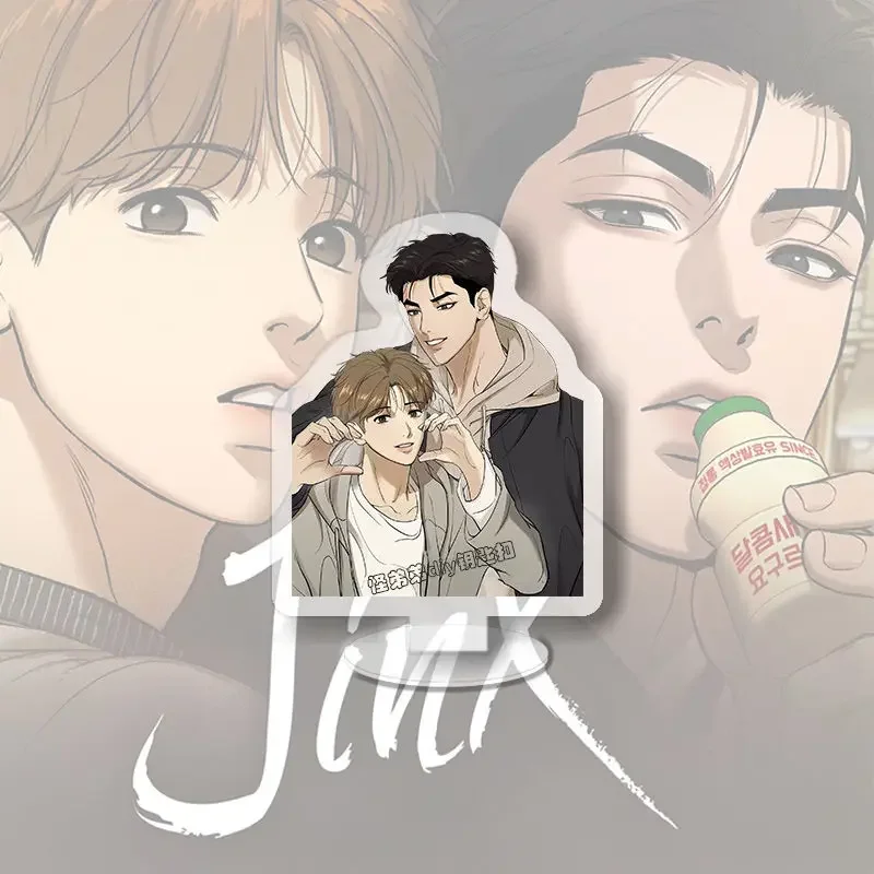 

Korean BL Manwha Goods Jinx Acrylic Stand Joo Jaekyung Kim Dan Figure Desk Display Ornament Manga Peripheral Collection Gift