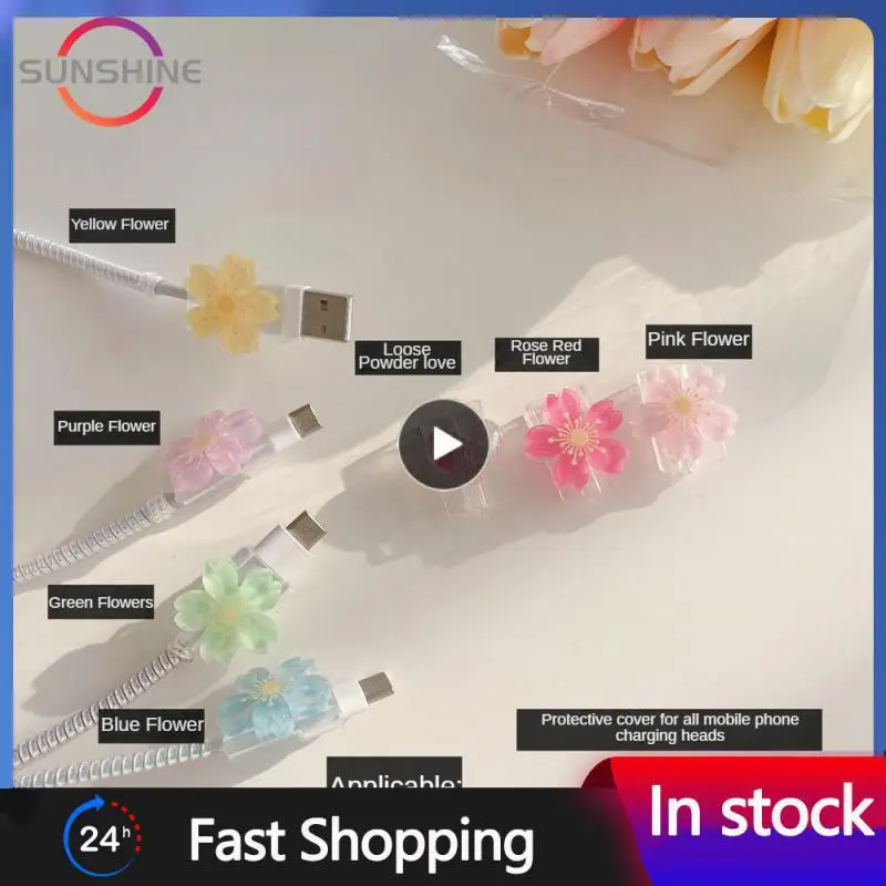 

Protective Cable Charger Data Cable Cover Data Cable Protective For Iphone Data Cable Protective For Iphone And Android