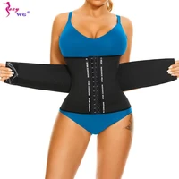 sexywg waist trainer for women weight loss waist cincher trimmer belly control belt slimming wrap body shaper girdle corset gym